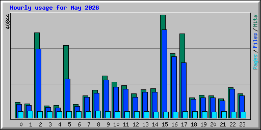 Hourly usage for May 2026